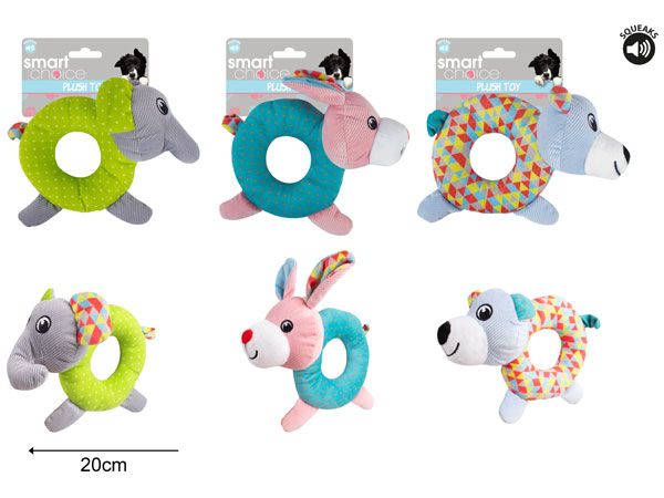 Smart Choice Small Dog / Puppy Plush Toy, Assorted Picked At Random